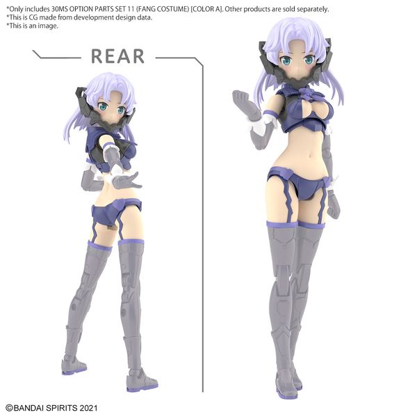 [ARRIVED][MAR 2024] 30MS Optional Parts Set 11 (Fang Costume) [Color A] 1/144