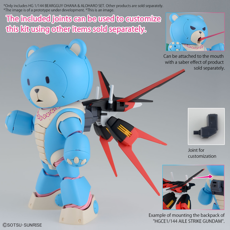 HGGBM Beargguy Ohana & Aloharo Set 1/144