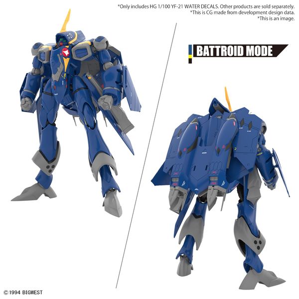 [ARRIVED][MAR 2024] HG YF-21 Water Decals - Macross 1/72