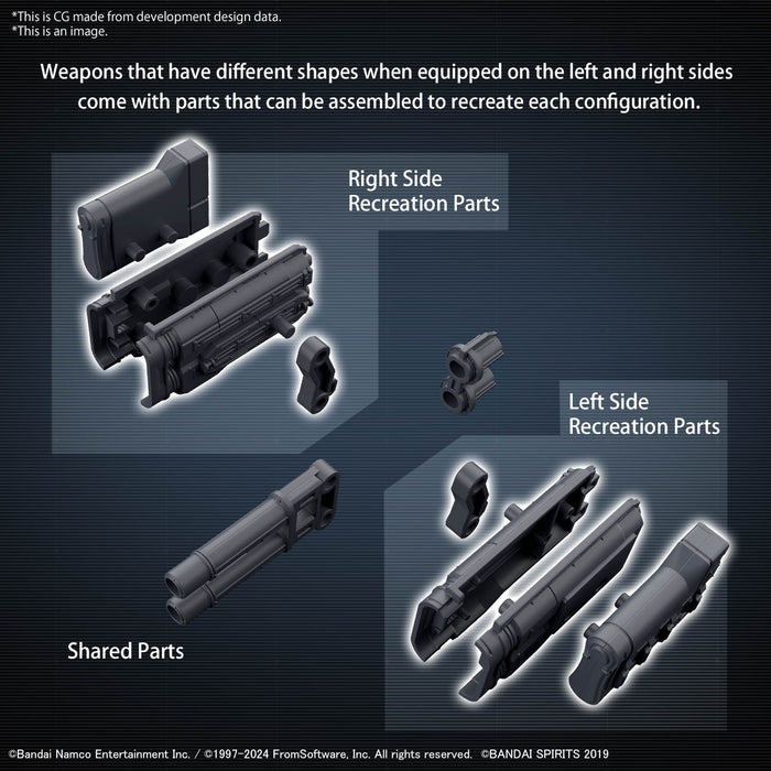 30MM Option Parts Set Armored Core VI Fires of Rubicon Weapon Set 02