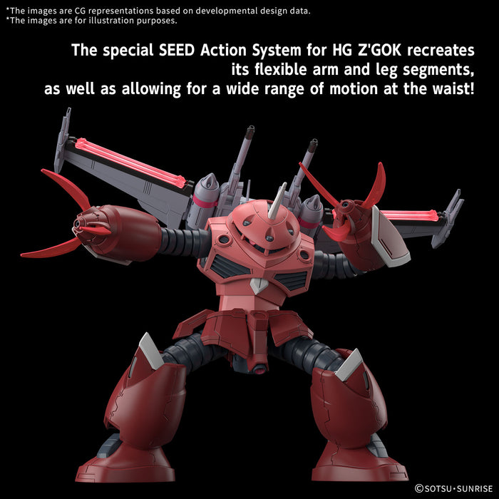 HGCE Z'Gok (Seed Freedom Ver.) 1/144