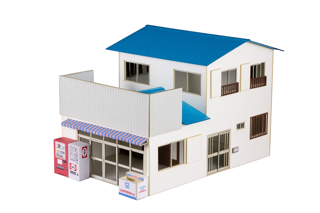 [Pre-Order][ETA Q2 2025] Paper Kit Town Corner Accessory - General Store 1/80