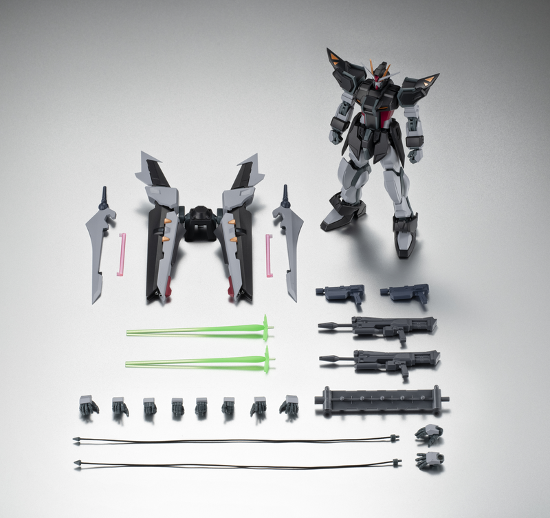 Robot Spirits - [Side MS] GAT-X105E + AQM/E-X09S - Strike Noir Gundam Ver. A.N.I.M.E. - Gundam Seed