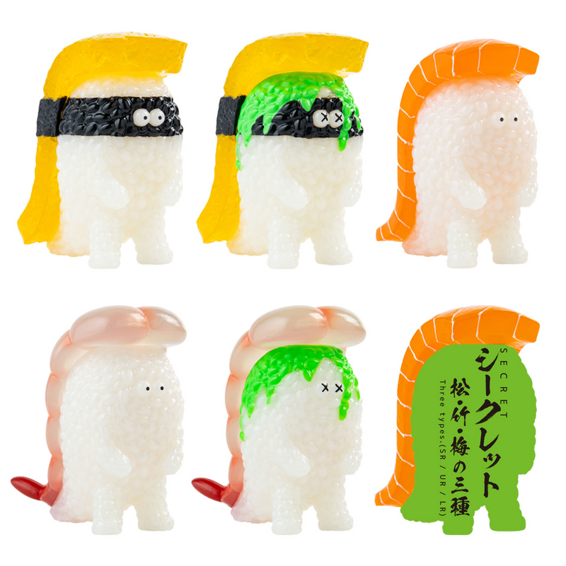Sushi Monster Sushi-L.A. - 1/1 Scale (Sushi Size) Figure Collection 2 (Box Of 6 Random Figures) - Blind Boxes