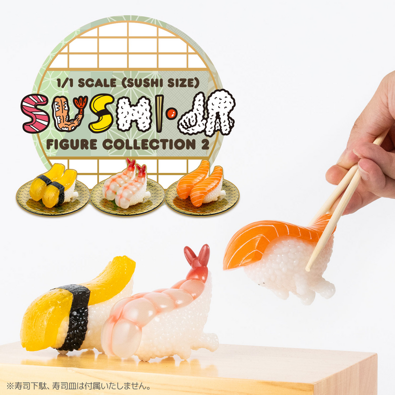 Sushi Monster Sushi-L.A. - 1/1 Scale (Sushi Size) Figure Collection 2 (Box Of 6 Random Figures) - Blind Boxes