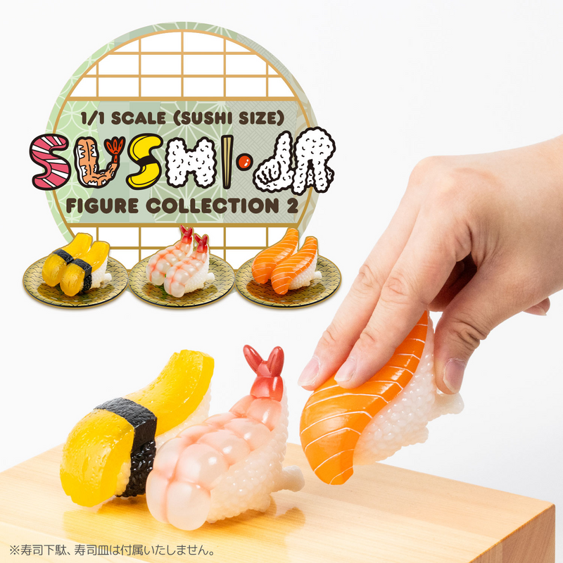 Sushi Monster Sushi-L.A. - 1/1 Scale (Sushi Size) Figure Collection 2 (Box Of 6 Random Figures) - Blind Boxes