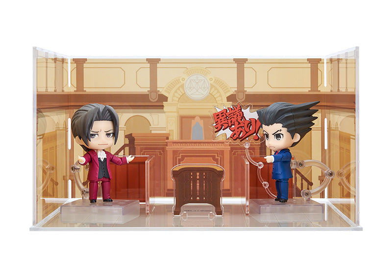 Acrylic Diorama Background Courtroom - Ace Attorney