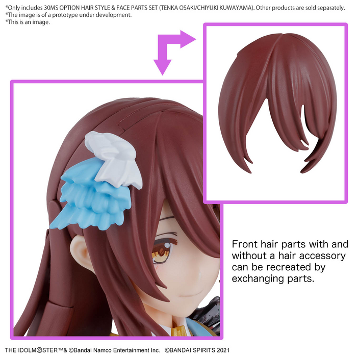 30MS Option Hair Style & Face Parts Set (Tenka Osaki & Chiyuki Kuwayama) - The Idolmaster