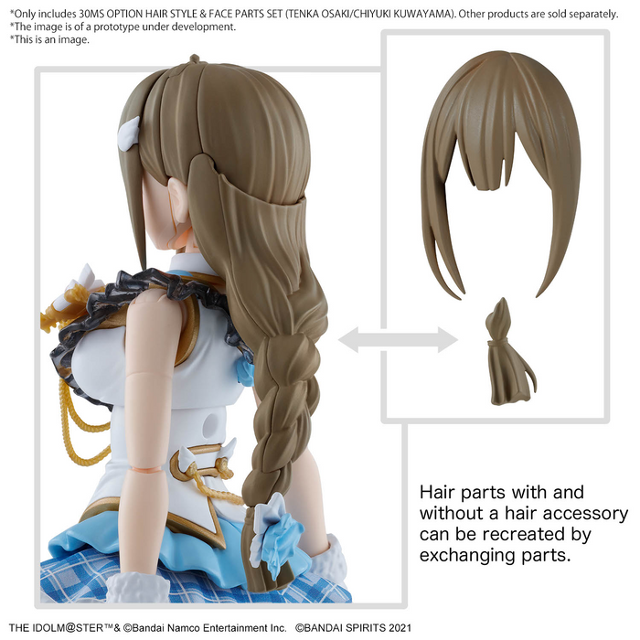 30MS Option Hair Style & Face Parts Set (Tenka Osaki & Chiyuki Kuwayama) - The Idolmaster