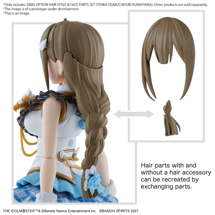 [ARRIVED][MAY 2024] 30MS Option Hair Style & Face Parts Set (Tenka Osaki & Chiyuki Kuwayama) - The Idolmaster