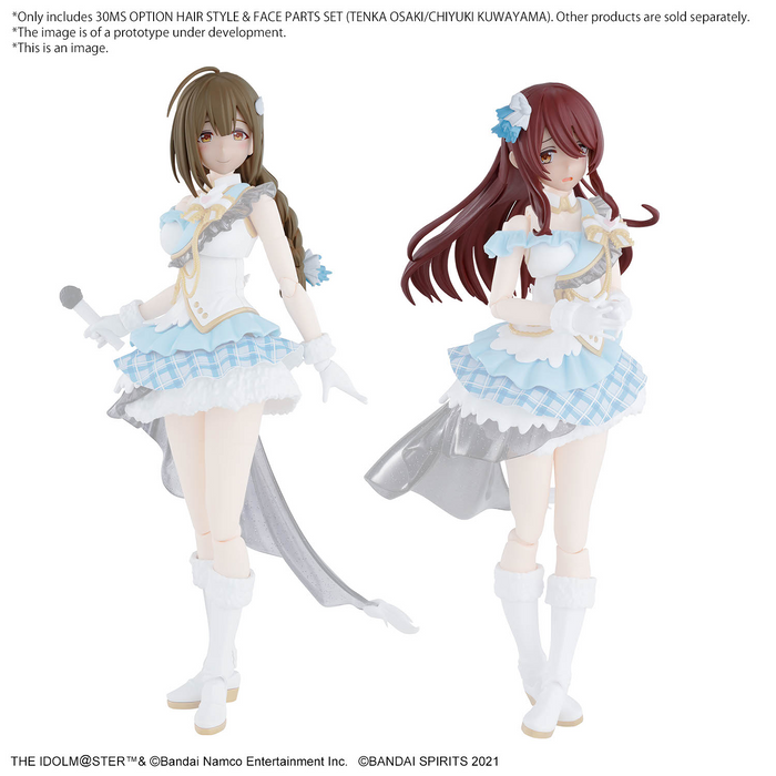 30MS Option Hair Style & Face Parts Set (Tenka Osaki & Chiyuki Kuwayama) - The Idolmaster