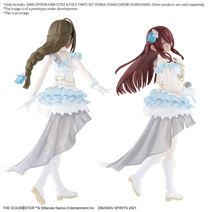 30MS Option Hair Style & Face Parts Set (Tenka Osaki & Chiyuki Kuwayama) - The Idolmaster