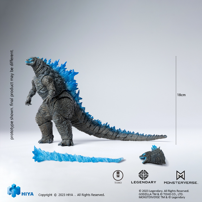 Exquisite Basic - 7 Inch Heat Ray Godzilla Translucent Ver. - Godzilla Vs. Kong