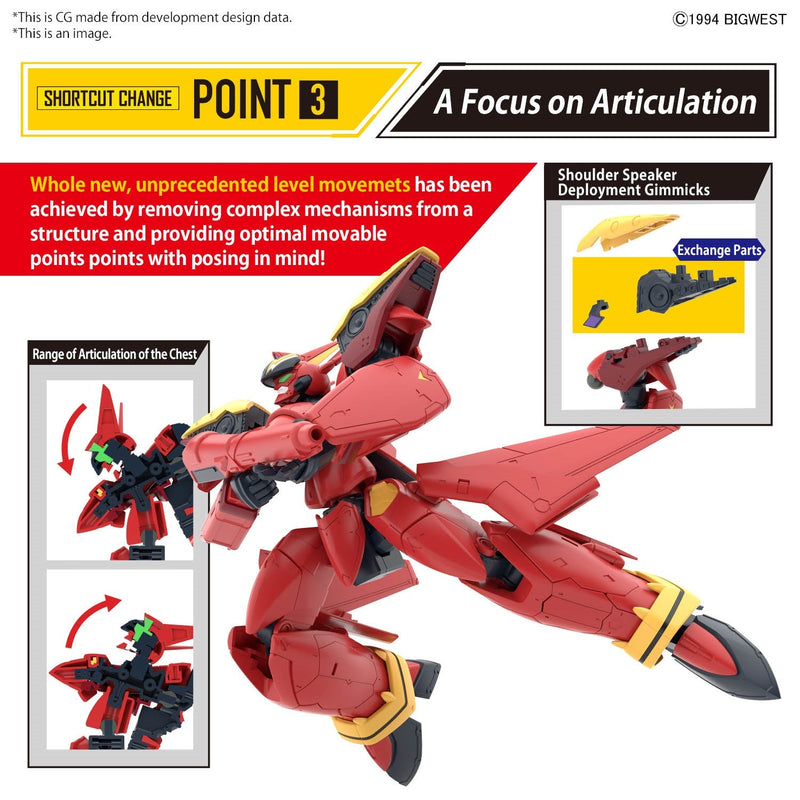 HG VF-19 Fire Valkyrie With Sound Booster 1/100