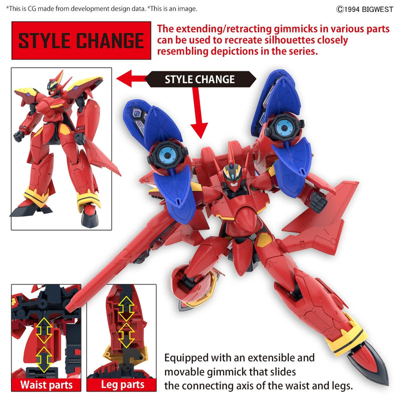 HG VF-19 Fire Valkyrie With Sound Booster 1/100