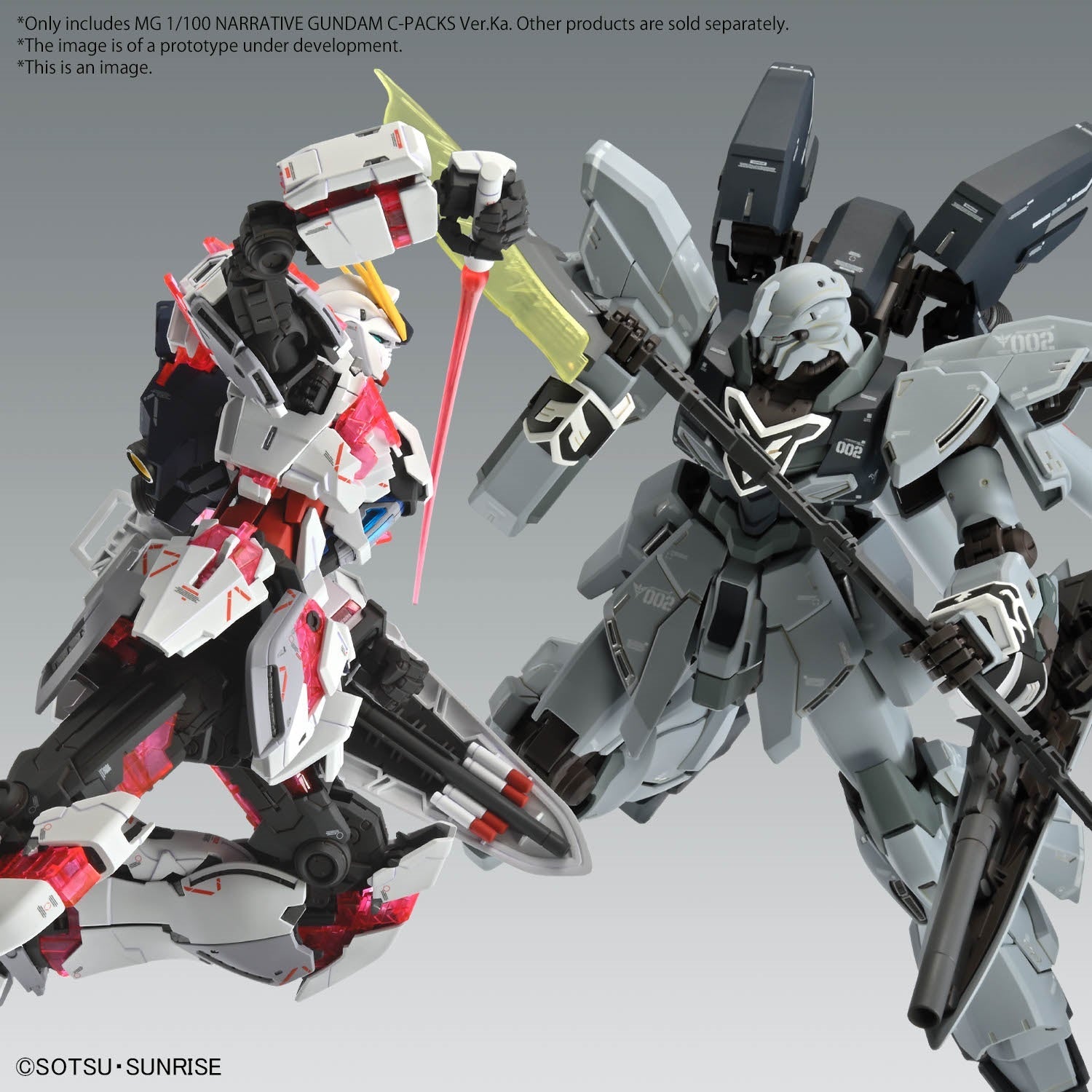 ロボット RX-0 (Ver.Ka) 1/100 NARRATIVE GUNDAM MG Narrative Gundam C-Packs Ver. Ka 1/100 — Panda Hobby