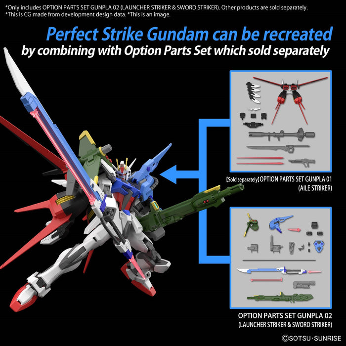 [Pre-Order][ETA Q4 2024] Option Parts Set Gunpla 02 (Launcher Striker & Sword Striker) 1/144