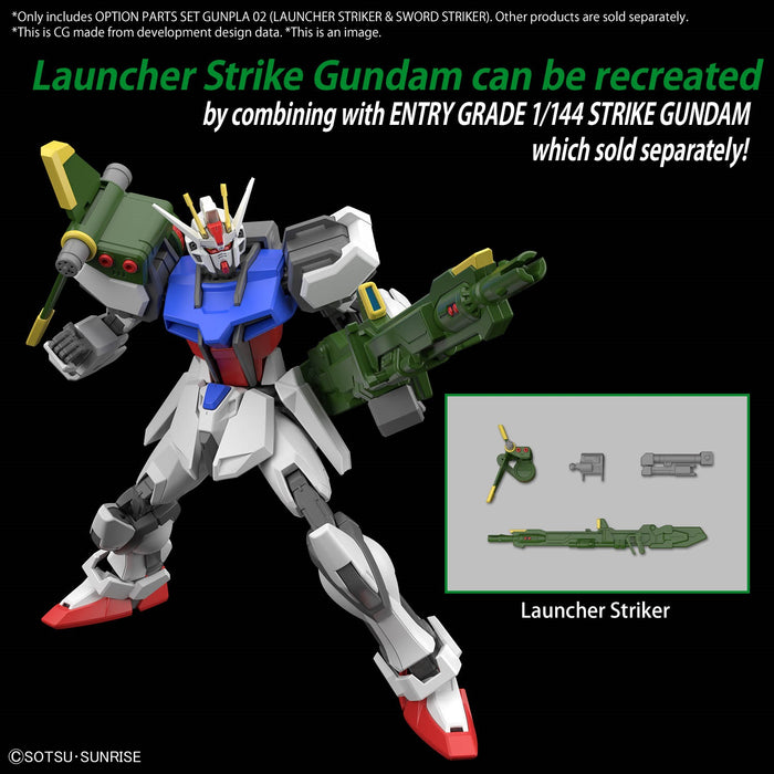 [Pre-Order][ETA Q4 2024] Option Parts Set Gunpla 02 (Launcher Striker & Sword Striker) 1/144