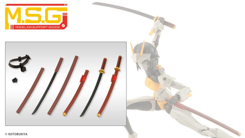 M.S.G - Weapon Unit 56 Japanese Sword2 Blacksword MW56