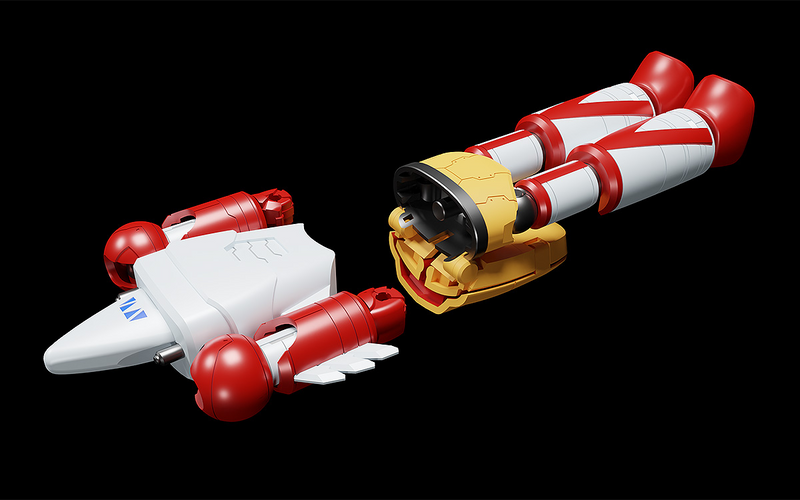 Moderoid - Miniature Combining & Transforming Getter 1 - Getter Robo