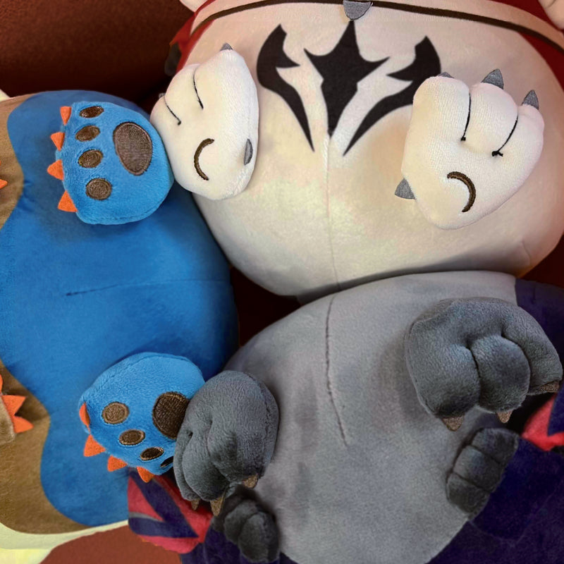 Fluffy Eggshaped Plush - Nargacuga - Monster Hunter