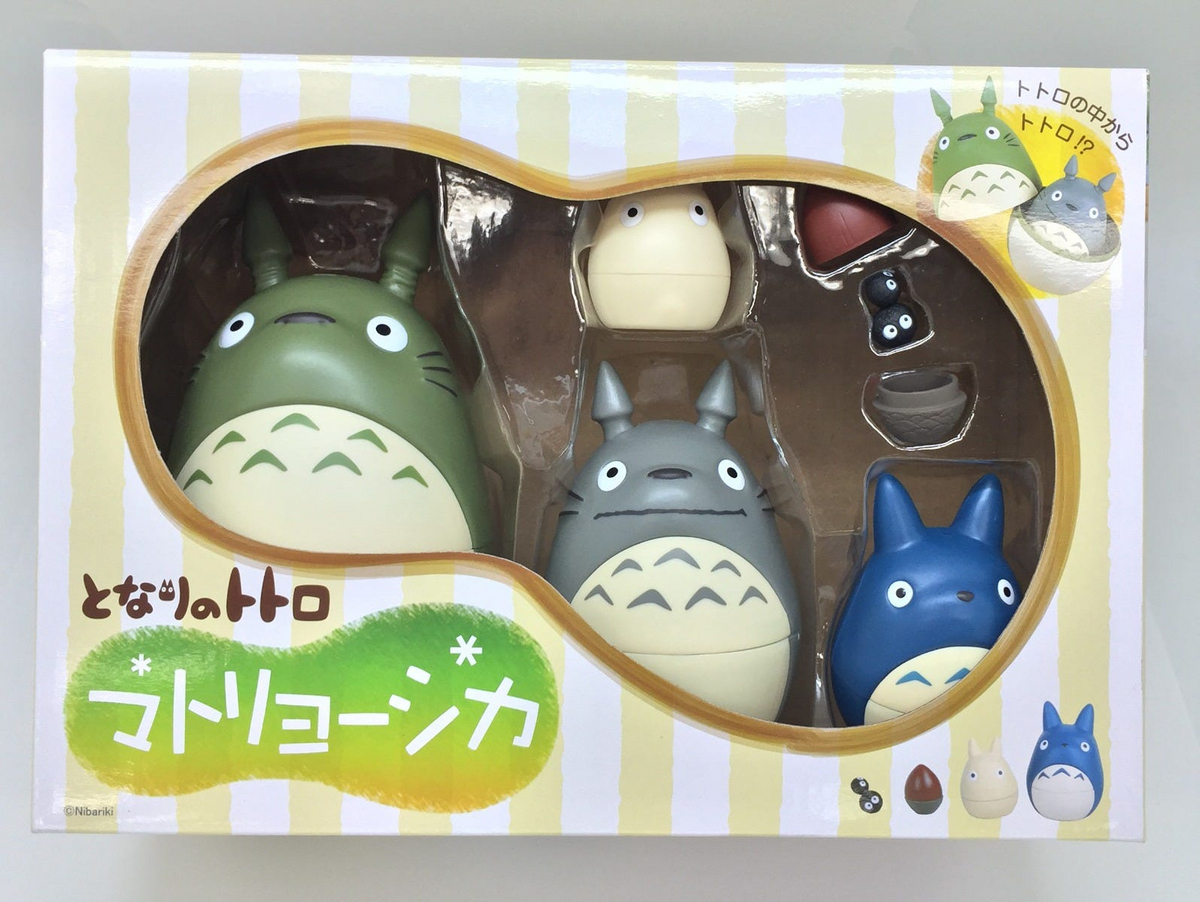 my neighbor totoro nesting doll figure set