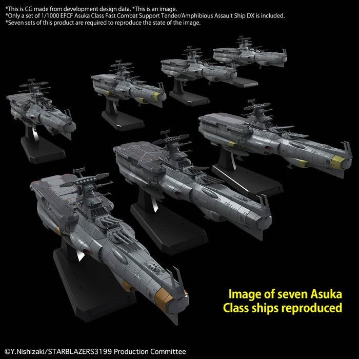 [Pre-Order END][ETA Q4 2024] Earth Defense Force Asuka Class Fast Combat Support Tender/Amphibious Assault Ship DX 1/1000