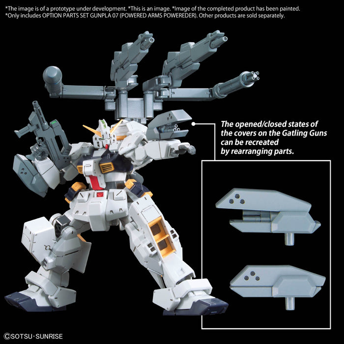 Option Parts Set Gunpla 07 (Powered Arms Powereder) 1/144