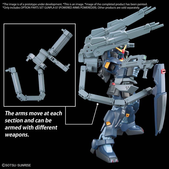 Option Parts Set Gunpla 07 (Powered Arms Powereder) 1/144