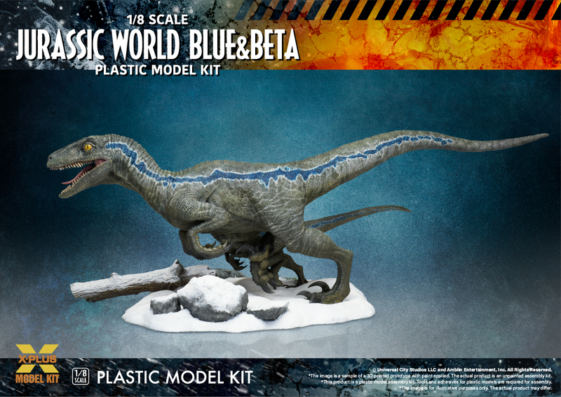 Plastic Kit - Verociraptor Blue & Beta - Jurassic World: Dominion 1/8