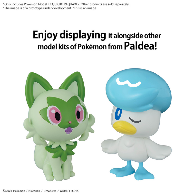 [ARRIVED][SEPT 2024] Pokemon Model Kit Quick!! 19 Quaxly
