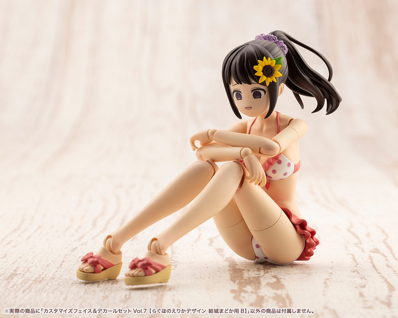 Customized Face & Decal Set Vol.7 [Designed By Raguhonoerika For Madoka Yuki B] - Sousaishojoteien 1/10