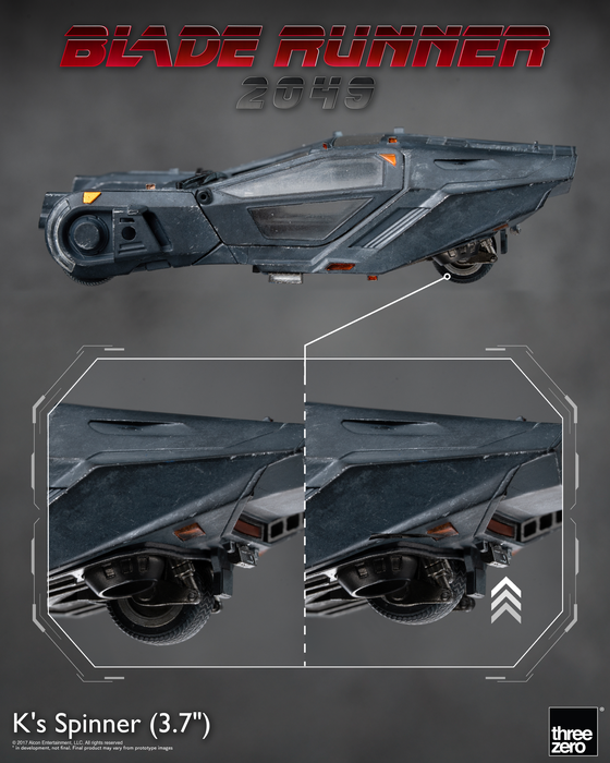 K's Spinner (3.7") - Blade Runner 2049