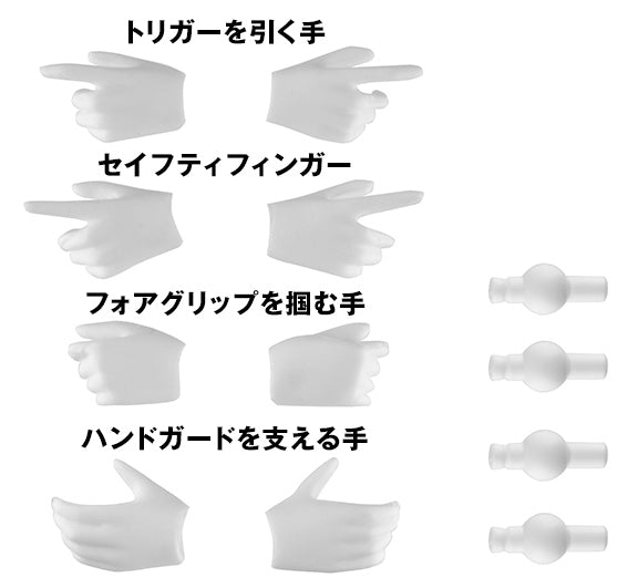 [Pre-Order END][ETA Q4 2025] Little Armory - LA-OP21 Megami Device Gloves White