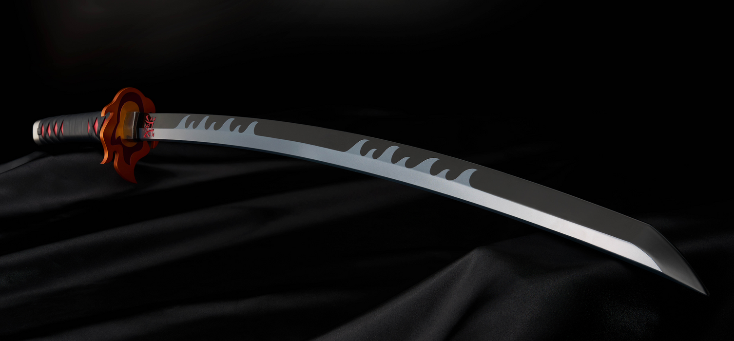 Proplica - Nichirin Sword (Tanjiro Kamado) Kyojuro Rengoku's Sword Guard Ver. - Demon Slayer: Kimetsu No Yaiba