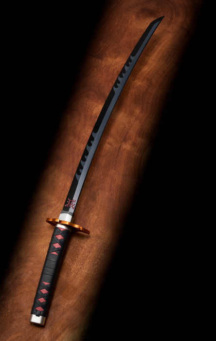 Proplica - Nichirin Sword (Tanjiro Kamado) Kyojuro Rengoku's Sword Guard Ver. - Demon Slayer: Kimetsu No Yaiba
