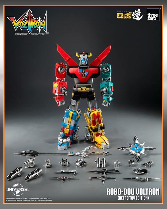 [Pre-Order][ETA Q4 2025] Robo-Dou - Voltron (Retro Toy Edition) - Voltron: Defender Of the Universe