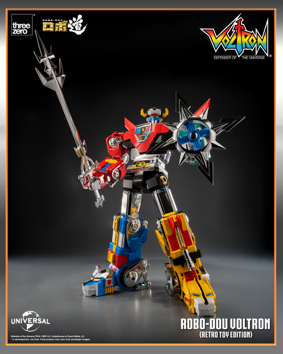 [Pre-Order][ETA Q4 2025] Robo-Dou - Voltron (Retro Toy Edition) - Voltron: Defender Of the Universe