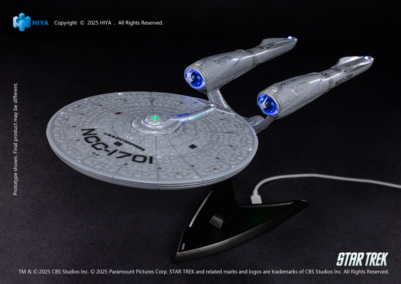 REPLICAart - Non-Scale 15 Inch USS Enterprise NCC-1701 Light Up Starship - Star Trek 2009