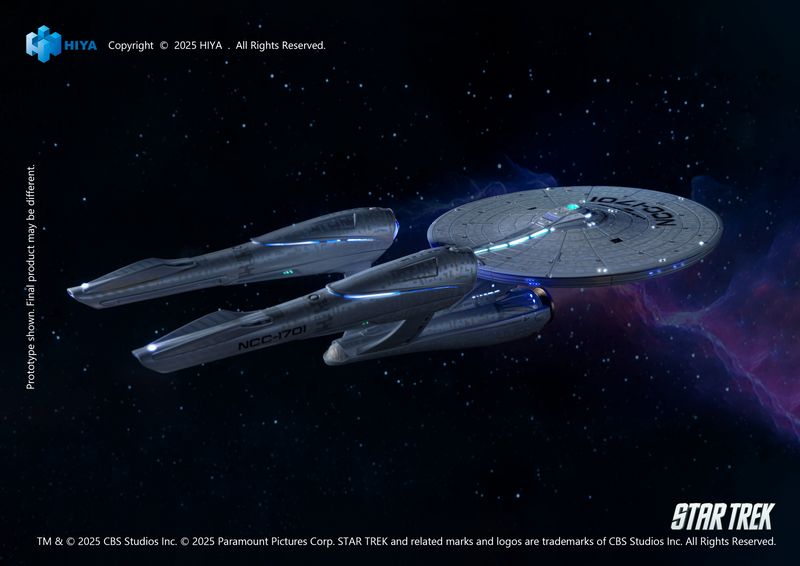 REPLICAart - Non-Scale 15 Inch USS Enterprise NCC-1701 Light Up Starship - Star Trek 2009
