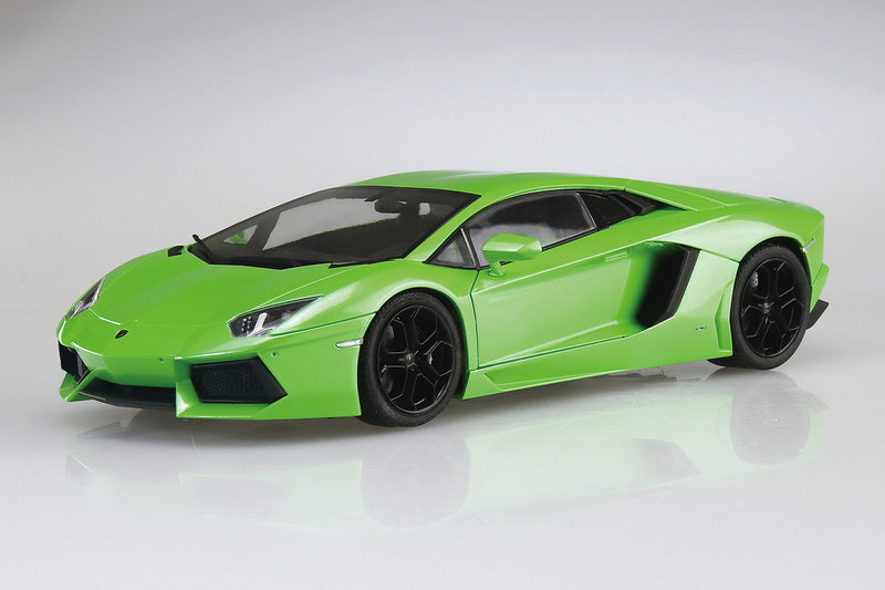 Pre-Painted 1-C '11 Lamborghini Aventador Green 1/24