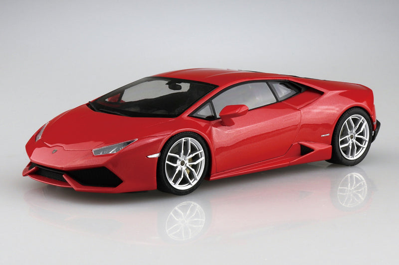 Pre-Painted 4-C '14 Lamborghini Huracan Red 1/24
