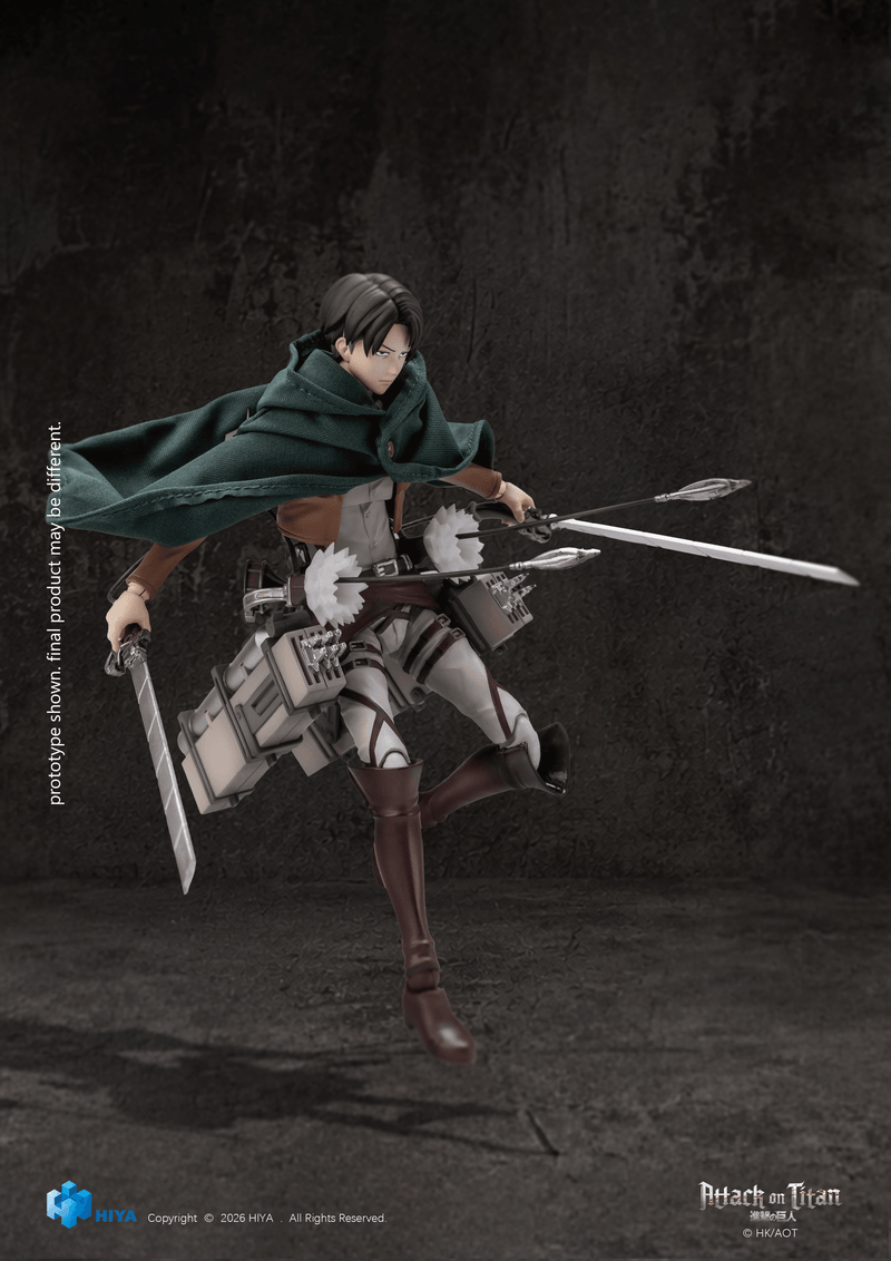 [Preorder][ETA Q4 2027] HIYA Exquisite Basic Series 1/12 5.7 Inch Attack on Titan 1-3 Levi Ackerman Action Figure