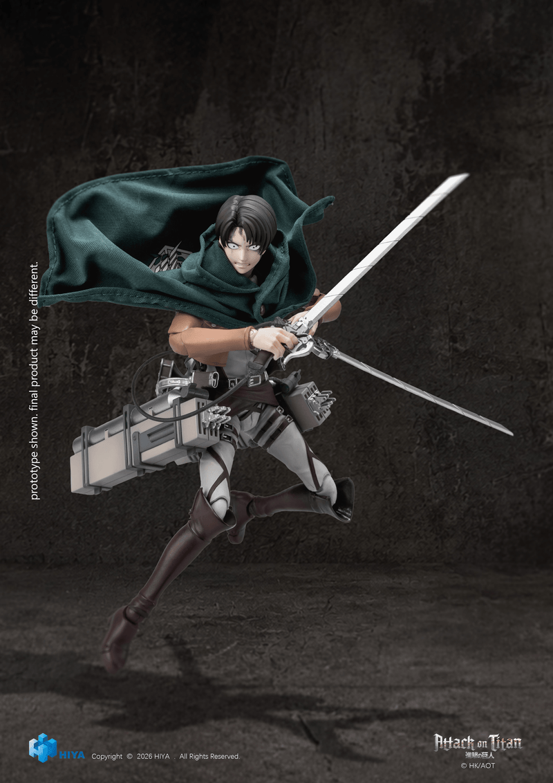 [Preorder][ETA Q4 2027] HIYA Exquisite Basic Series 1/12 5.7 Inch Attack on Titan 1-3 Levi Ackerman Action Figure