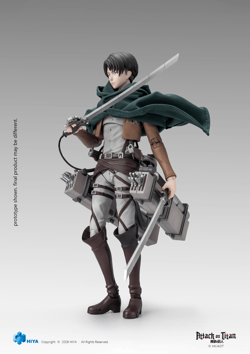 [Preorder][ETA Q4 2027] HIYA Exquisite Basic Series 1/12 5.7 Inch Attack on Titan 1-3 Levi Ackerman Action Figure
