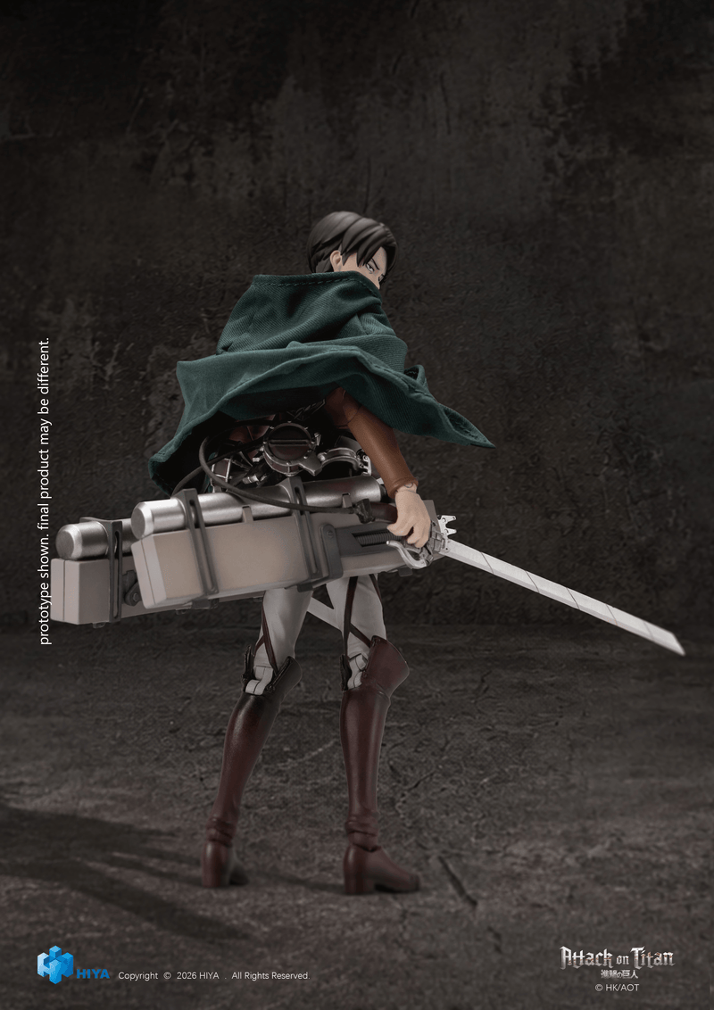 [Preorder][ETA Q4 2027] HIYA Exquisite Basic Series 1/12 5.7 Inch Attack on Titan 1-3 Levi Ackerman Action Figure