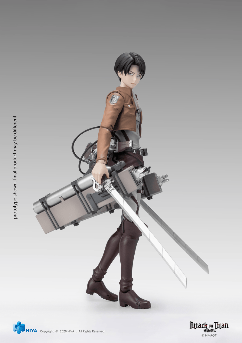 [Preorder][ETA Q4 2027] HIYA Exquisite Basic Series 1/12 5.7 Inch Attack on Titan 1-3 Levi Ackerman Action Figure