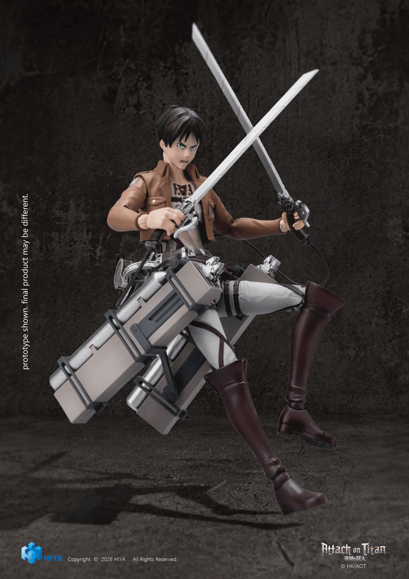 [Preorder][ETA Q4 2027] HIYA Exquisite Basic Series 1/12 5.9 Inch Attack on Titan 1-3 Eren Yeager Action Figure