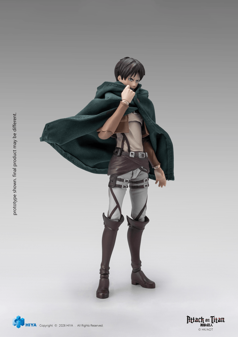 [Preorder][ETA Q4 2027] HIYA Exquisite Basic Series 1/12 5.9 Inch Attack on Titan 1-3 Eren Yeager Action Figure