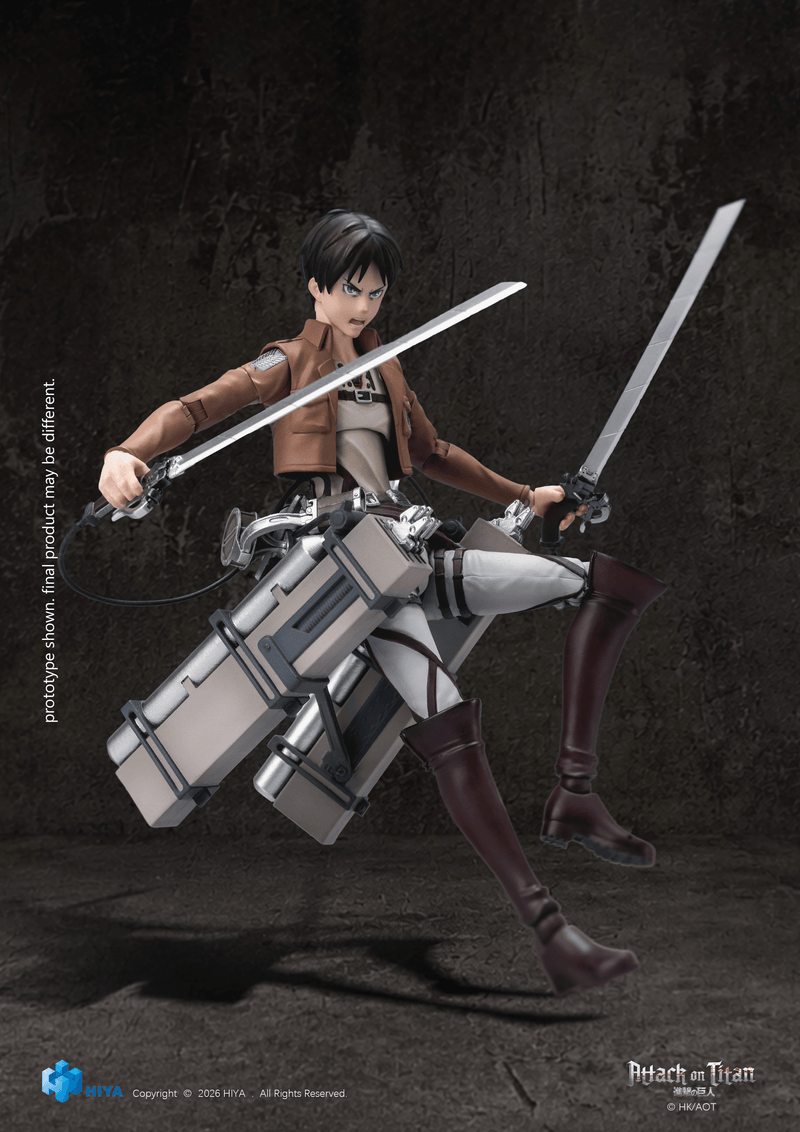 [Preorder][ETA Q4 2027] HIYA Exquisite Basic Series 1/12 5.9 Inch Attack on Titan 1-3 Eren Yeager Action Figure